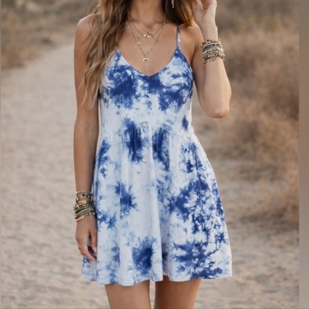 Z Supply Kona Cloud Print Mini Dress (M)